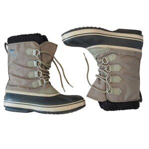 Sorel Insulated Men's Size 8 Snow Boots 1964 PAC™ Waterproof Green and Black